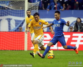 高清回顾 上海申花激战江苏舜天,登巴巴遭严密贴身防守